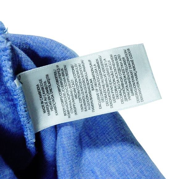 Ralph Lauren Polo Pony 1/4 Zip Blue Cotton Pullover Sweater Mock Neck Mens XL - Picture 5 of 6